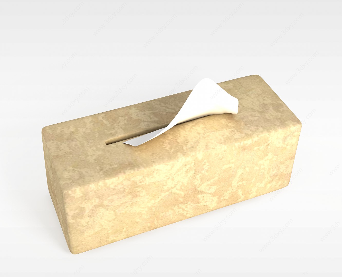 纸抽盒3D模型