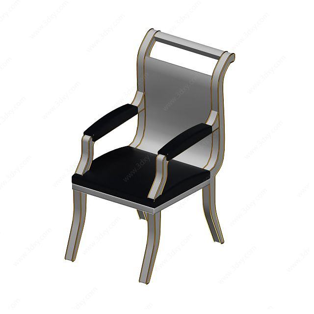 金属椅子3D模型
