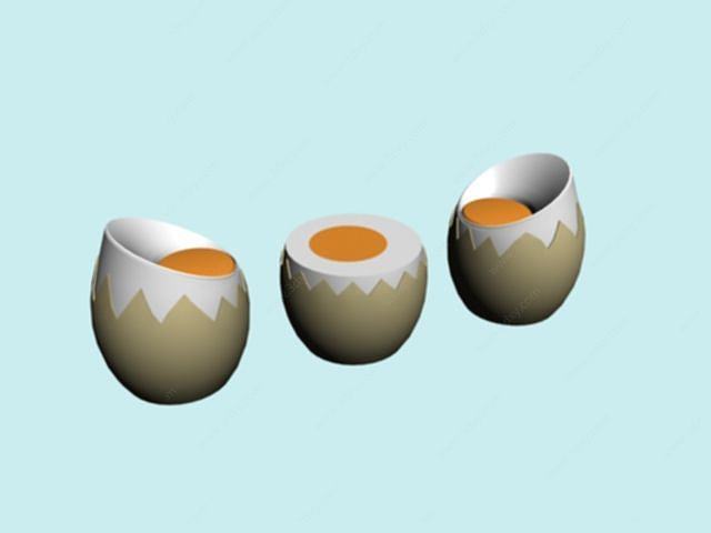 创意鸡蛋座椅3D模型