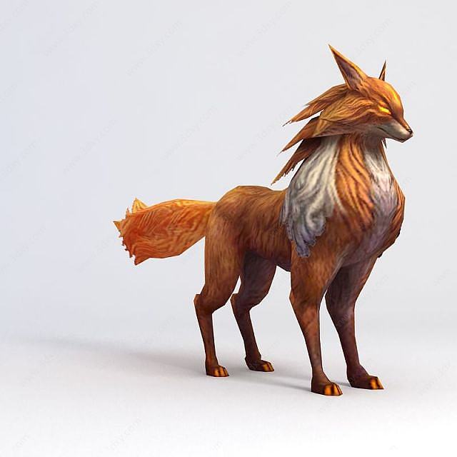 火狐坐骑3D模型