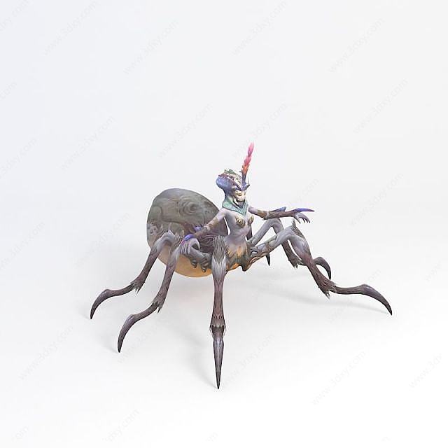 多脚蜘蛛怪物3D模型