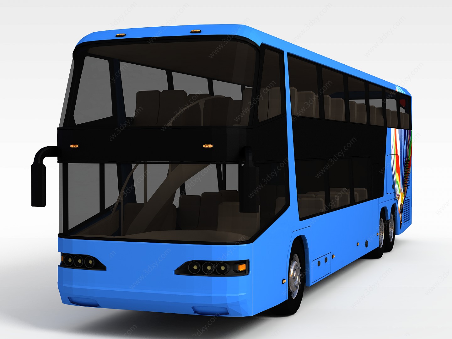双层公交车3D模型
