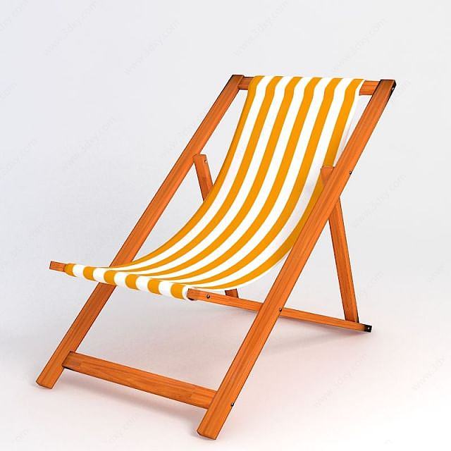 沙滩椅3D模型