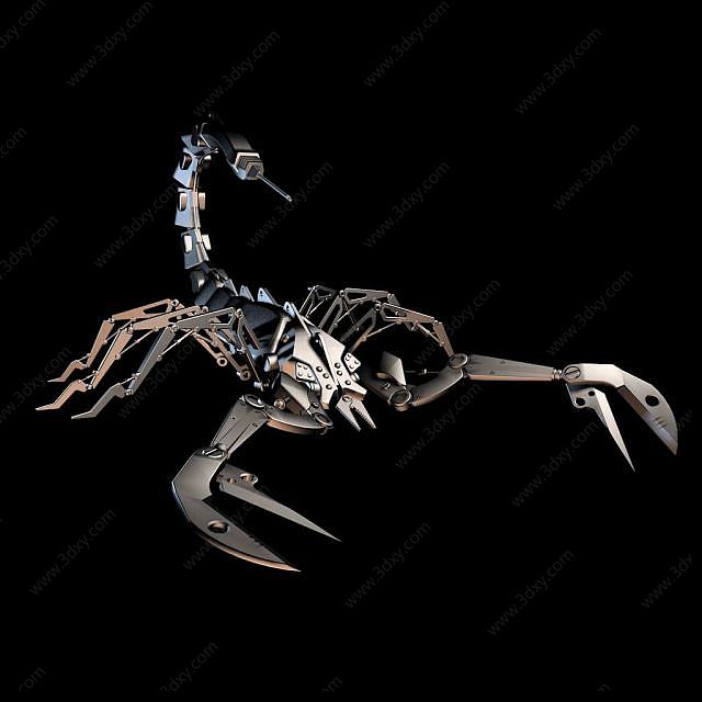 机械蝎子3D模型