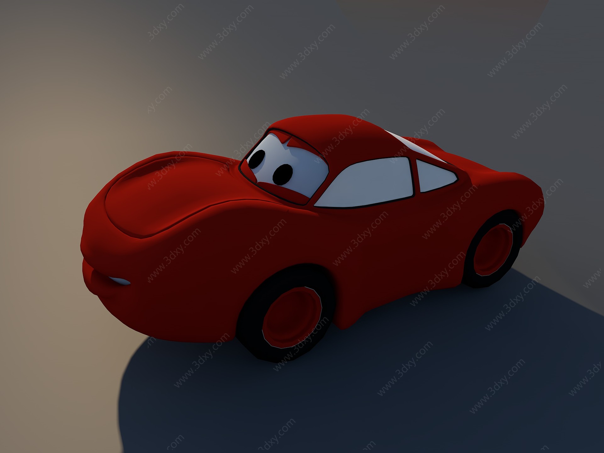 卡通汽车玩具3D模型