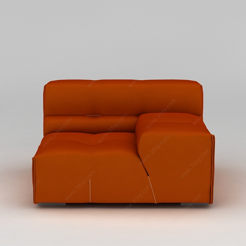 软包沙发3D模型