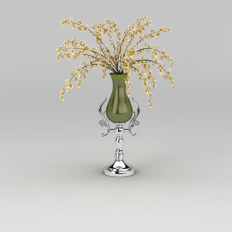 欧式精美花瓶3D模型