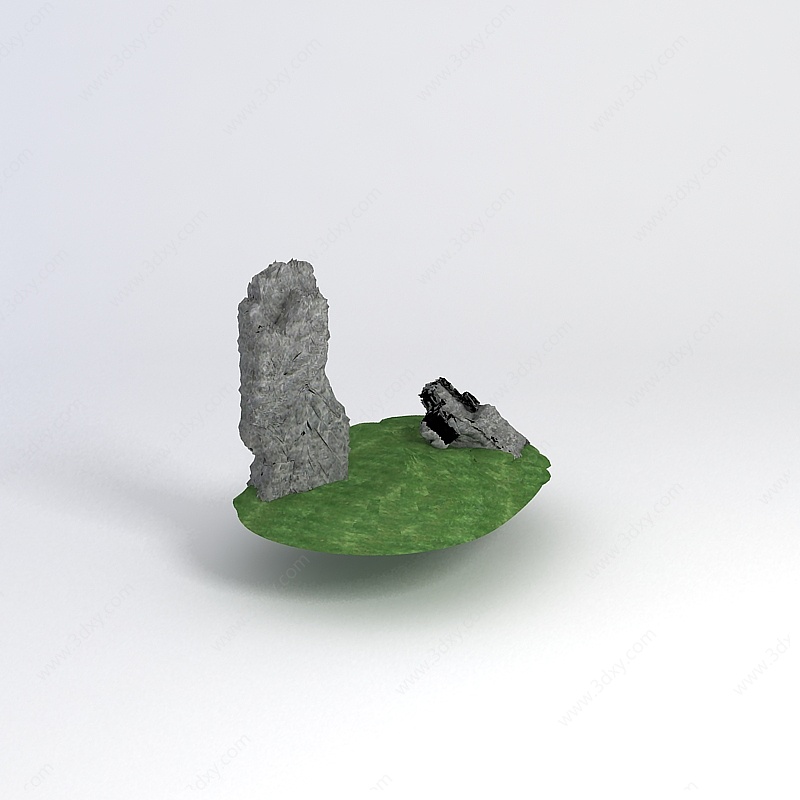 假山石3D模型