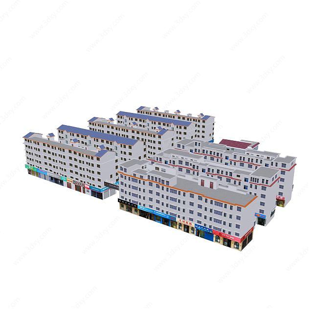 城市建筑3D模型