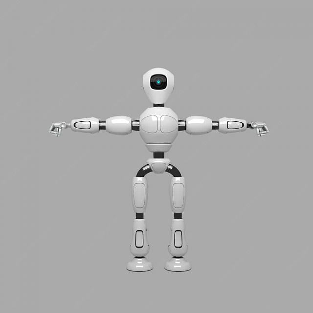 科幻机器人3D模型