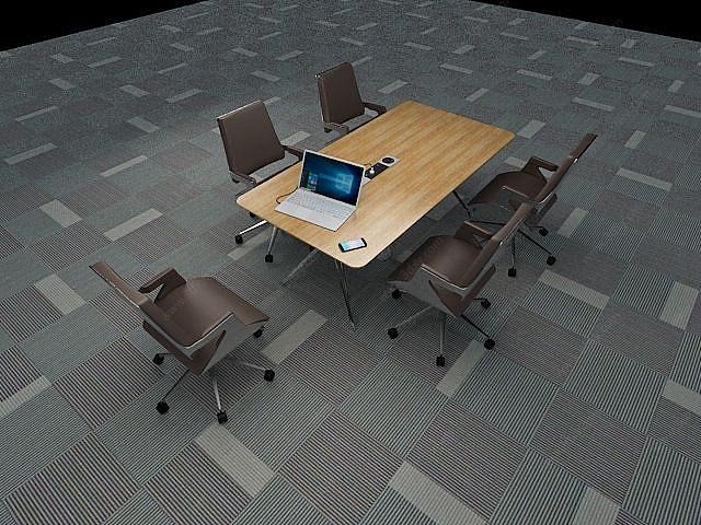 会议桌椅3D模型