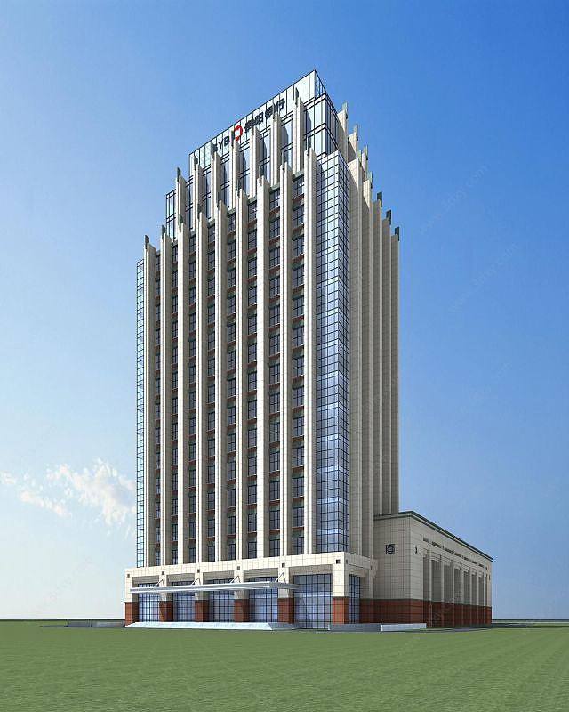 高层办公楼3D模型