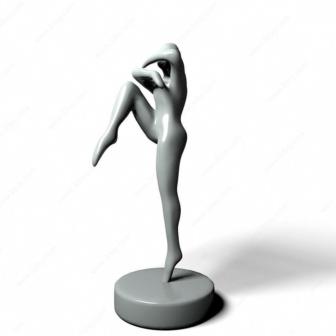 舞者摆件3D模型