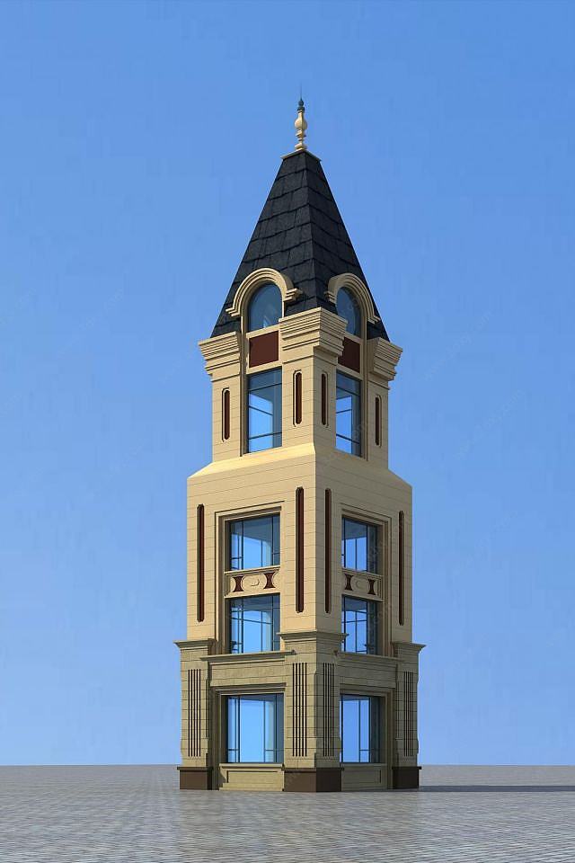 塔楼3D模型