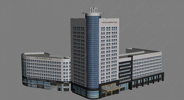 酒店建筑3D模型