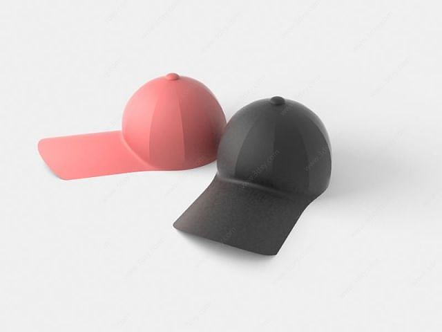 帽子棒球帽3D模型