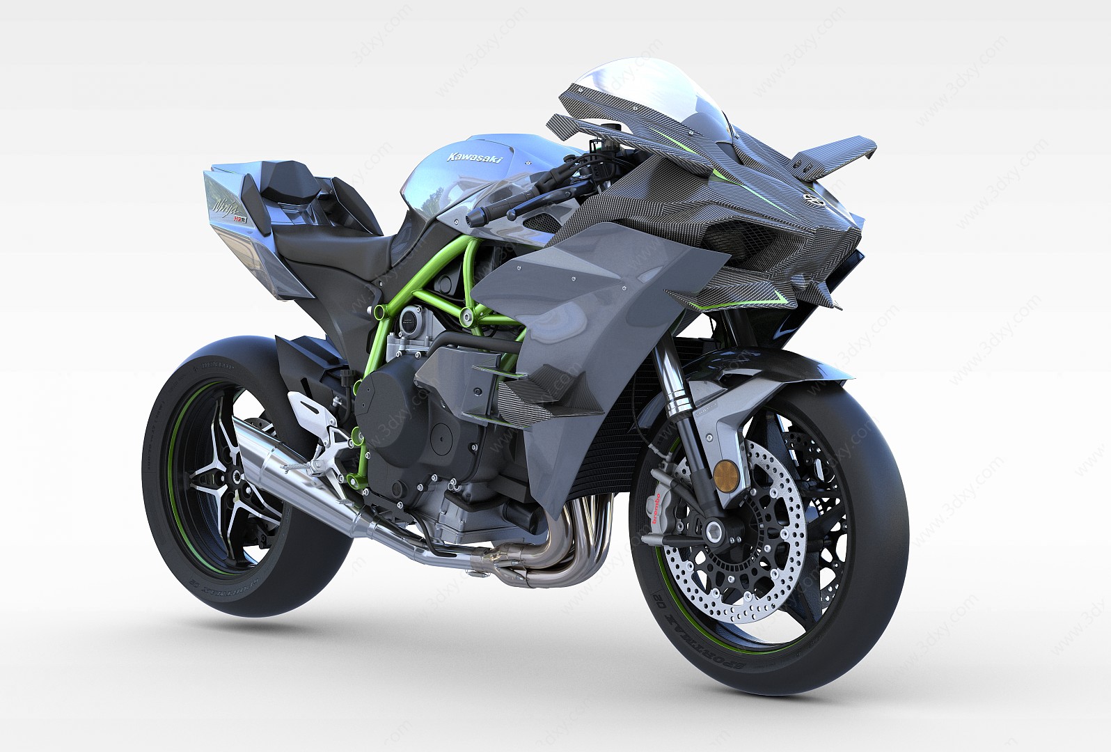 川崎摩托车3D模型