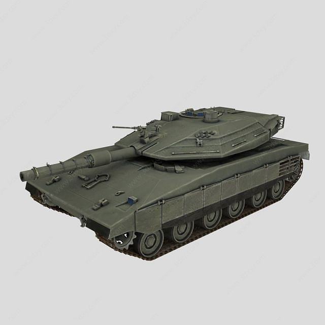 以色列梅卡瓦坦克3D模型