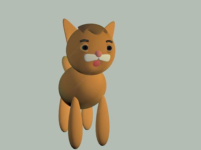 小猫3D模型