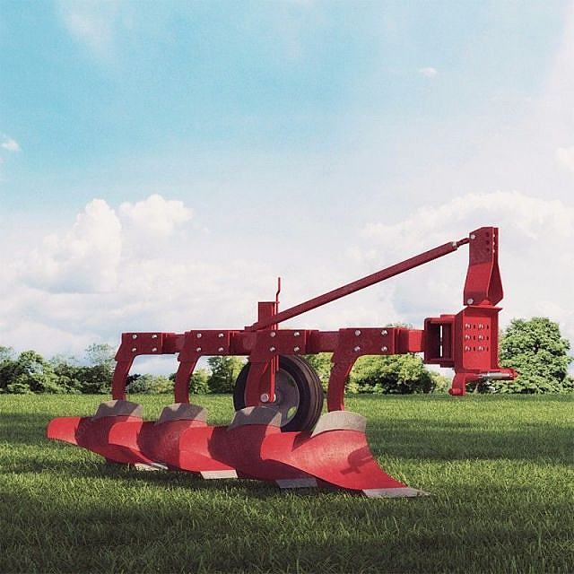 高精度农业机械3D模型