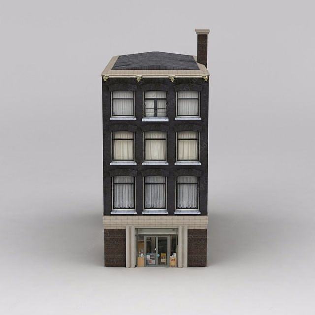 建筑楼3D模型