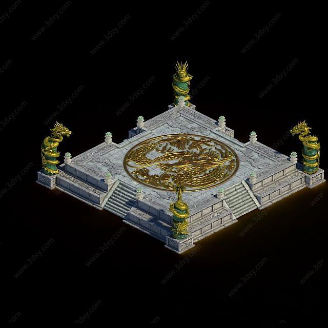 皇宫校场3D模型