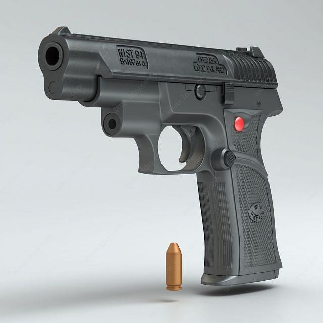 WIST-94半自动手枪3D模型