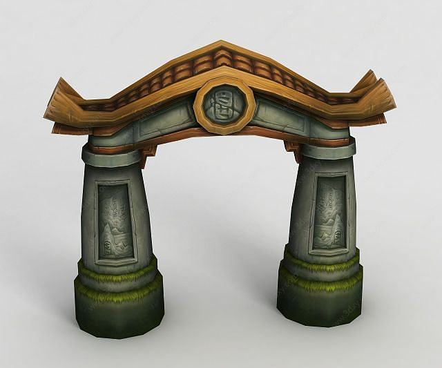 魔兽世界暴风城黑暗之门3D模型