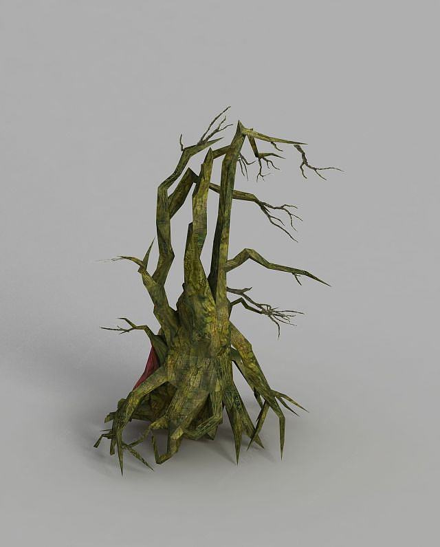魔兽世界枯树3D模型
