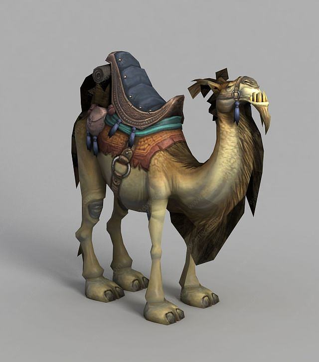魔兽世界骆驼坐骑3D模型