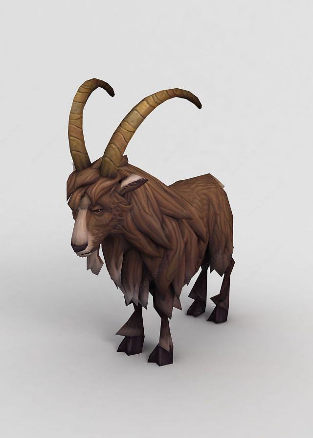 魔兽世界山羊3D模型