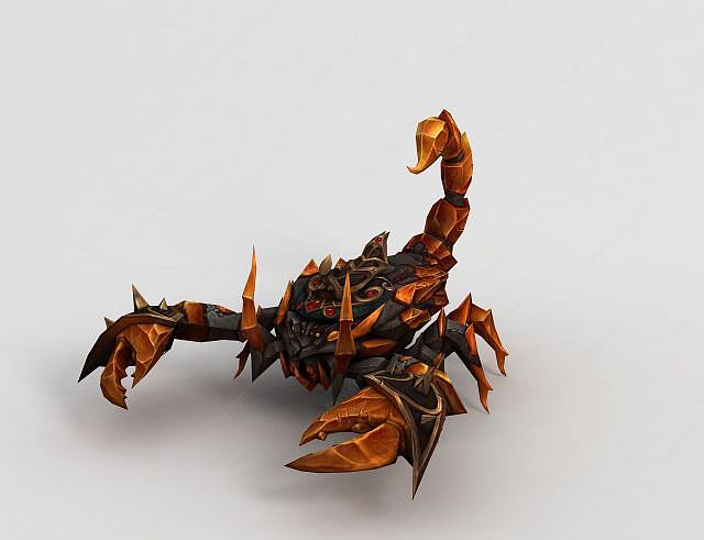 魔兽世界蝎子坐骑3D模型