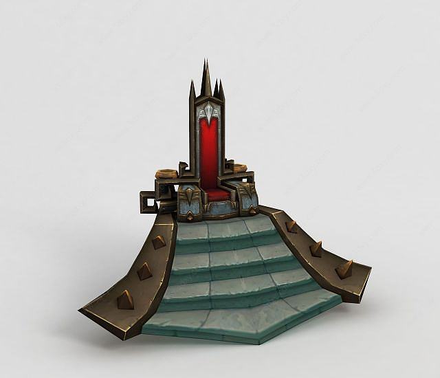 魔兽世界游戏王座3D模型