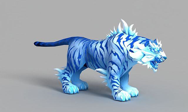魔兽世界剑齿虎猛兽3D模型