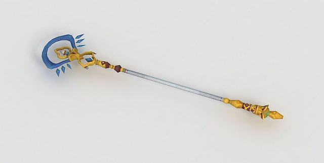 动漫魔法棒魔杖3D模型