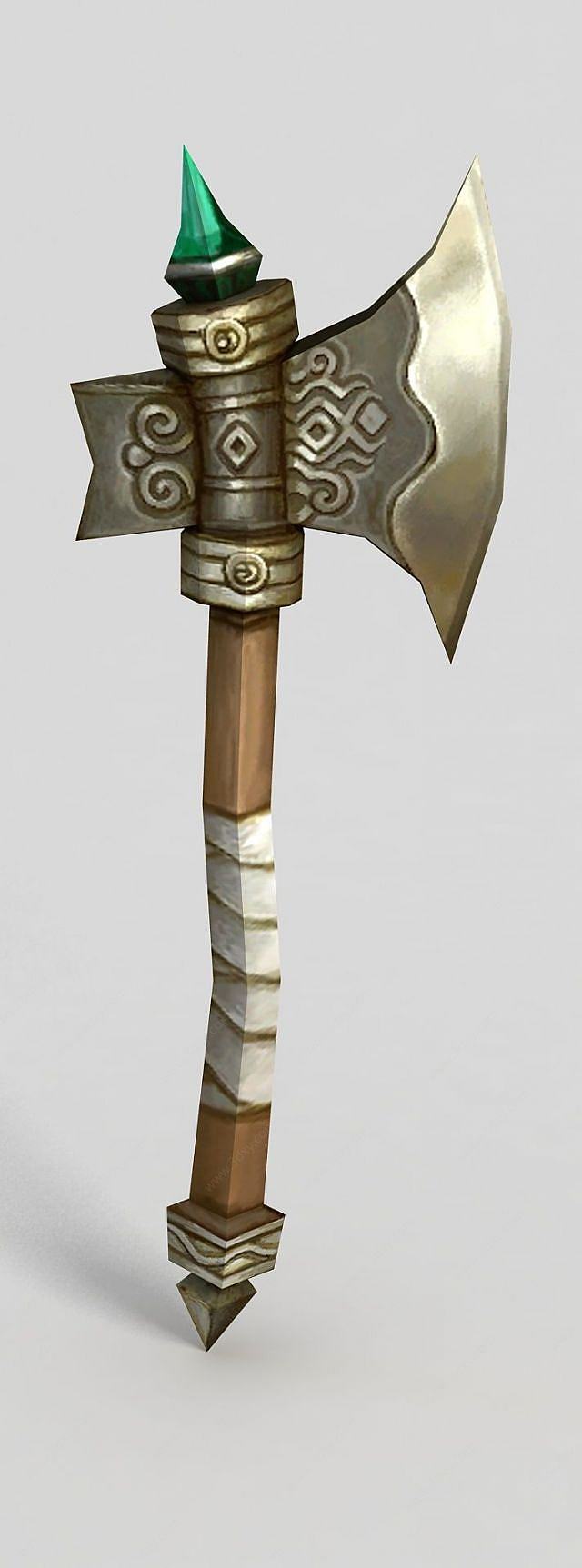 龙之谷斧头锤子武器3D模型