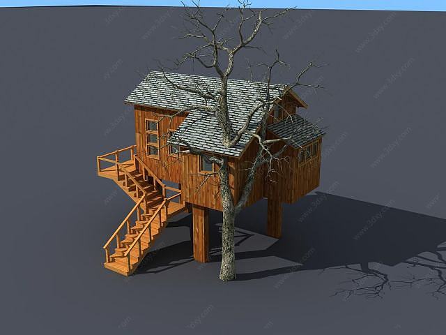 树屋3D模型