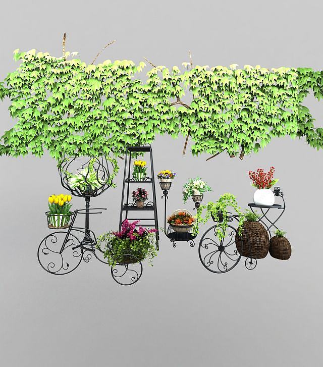 植物装扮3D模型