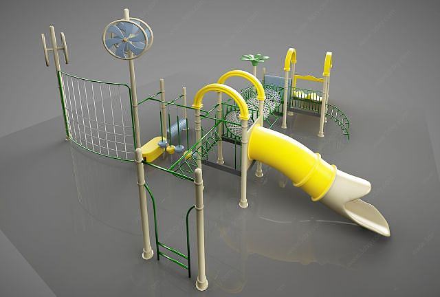 幼儿游乐设施3D模型