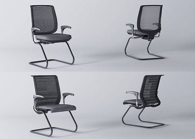 现代简约办公椅3D模型