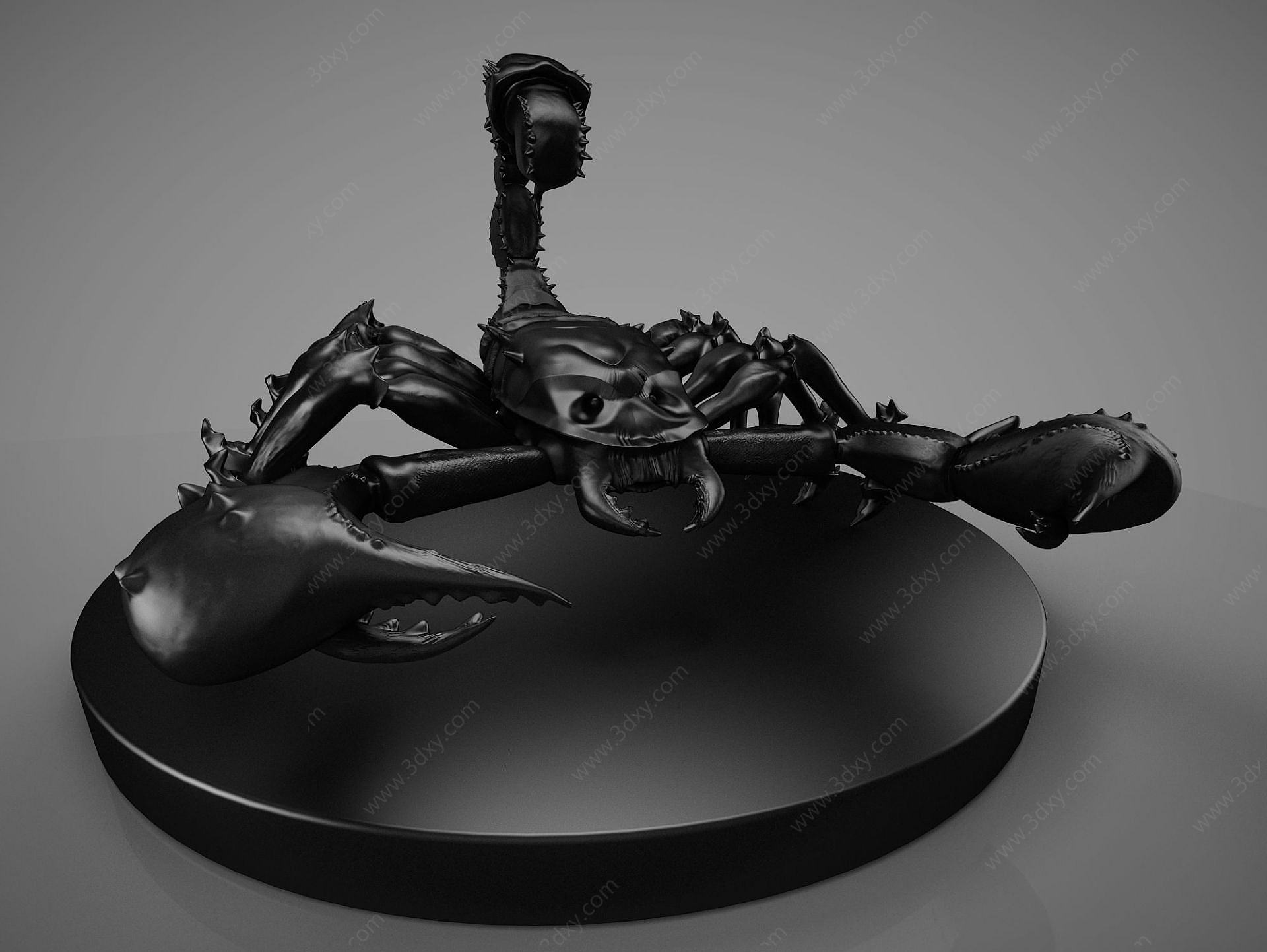 新中式摆件蝎子3D模型