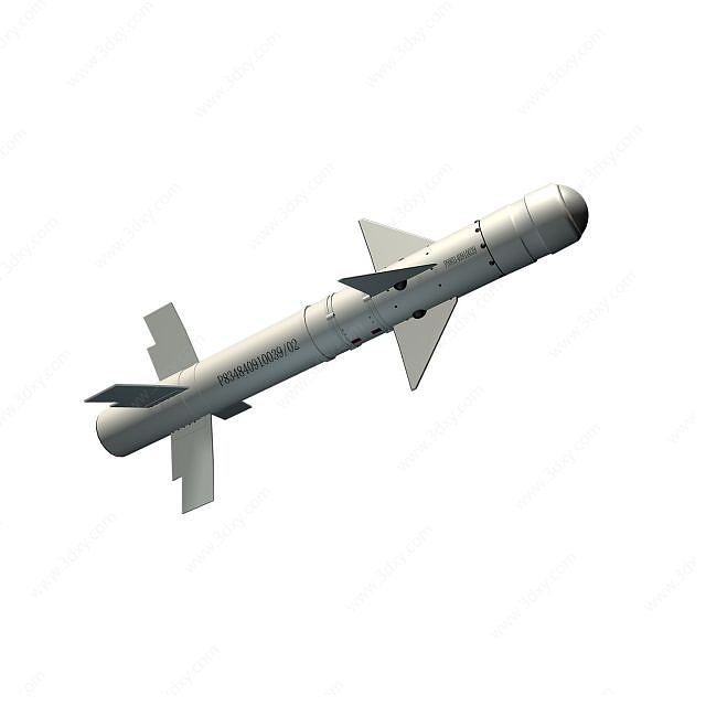 霹雳8军事导弹3D模型