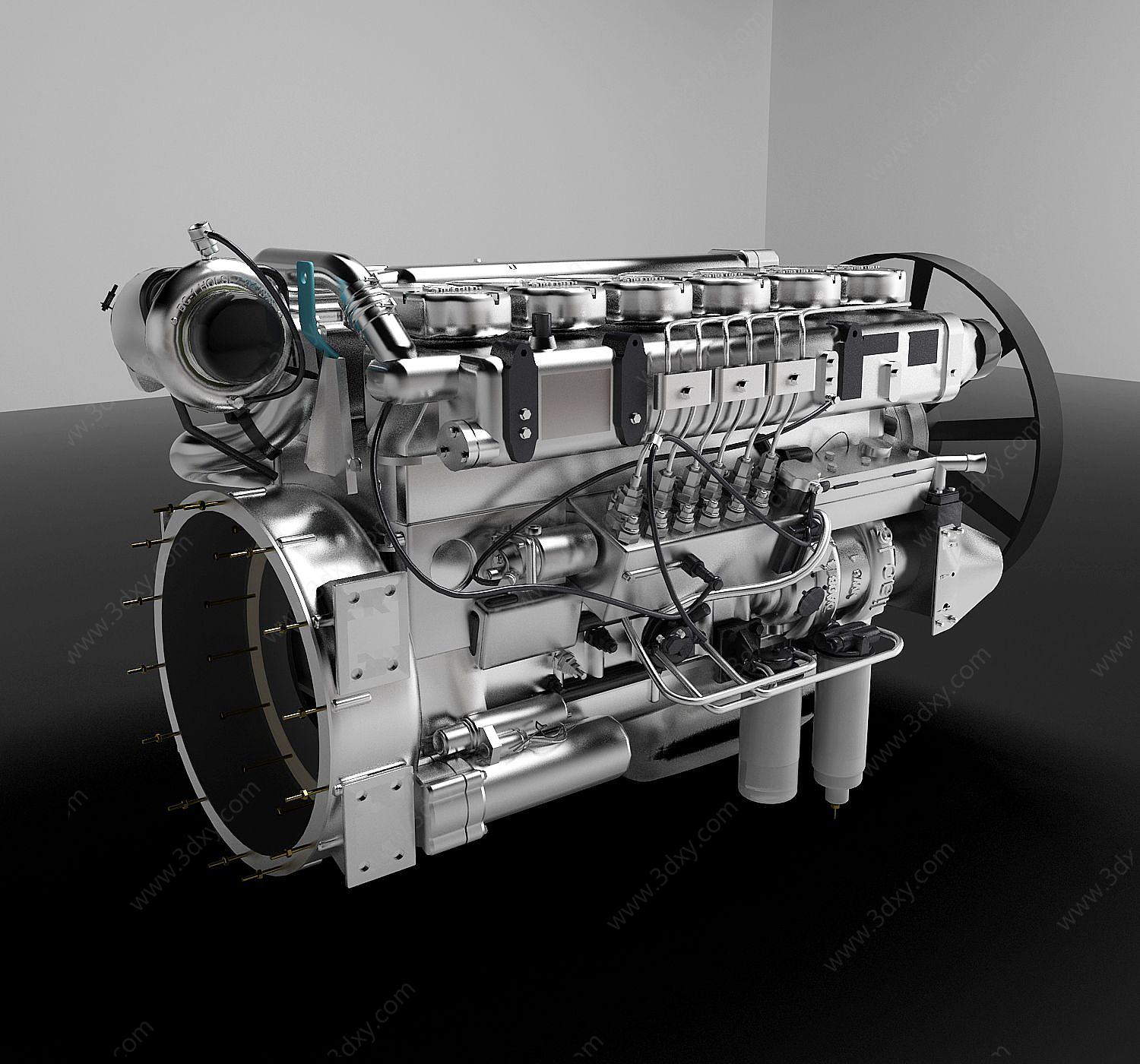 发动机3D模型