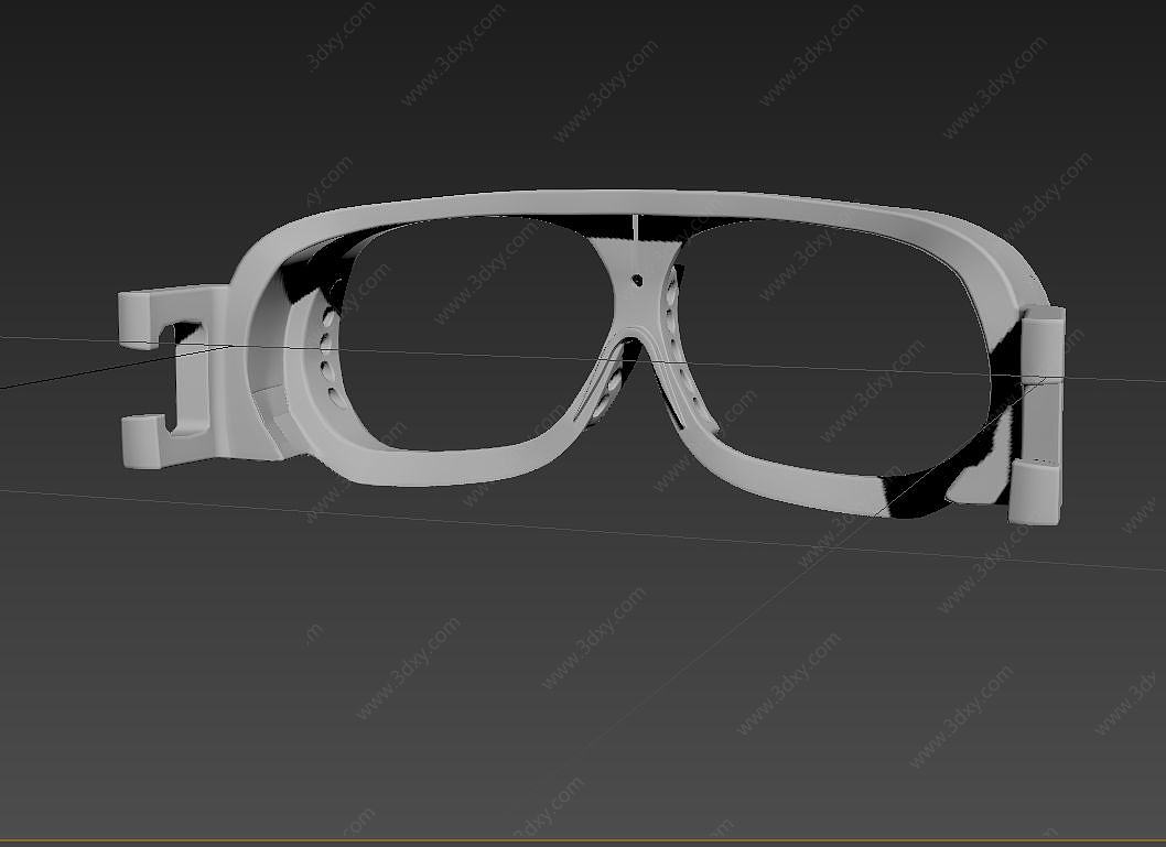 治疗眼镜3D模型