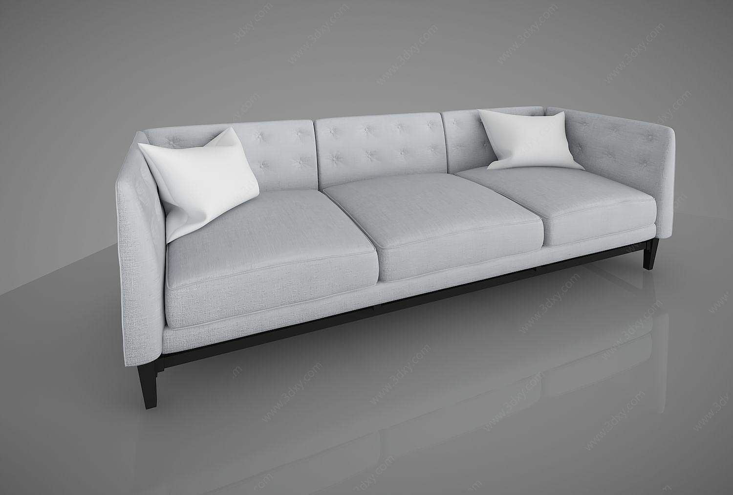 现代多位沙发3D模型