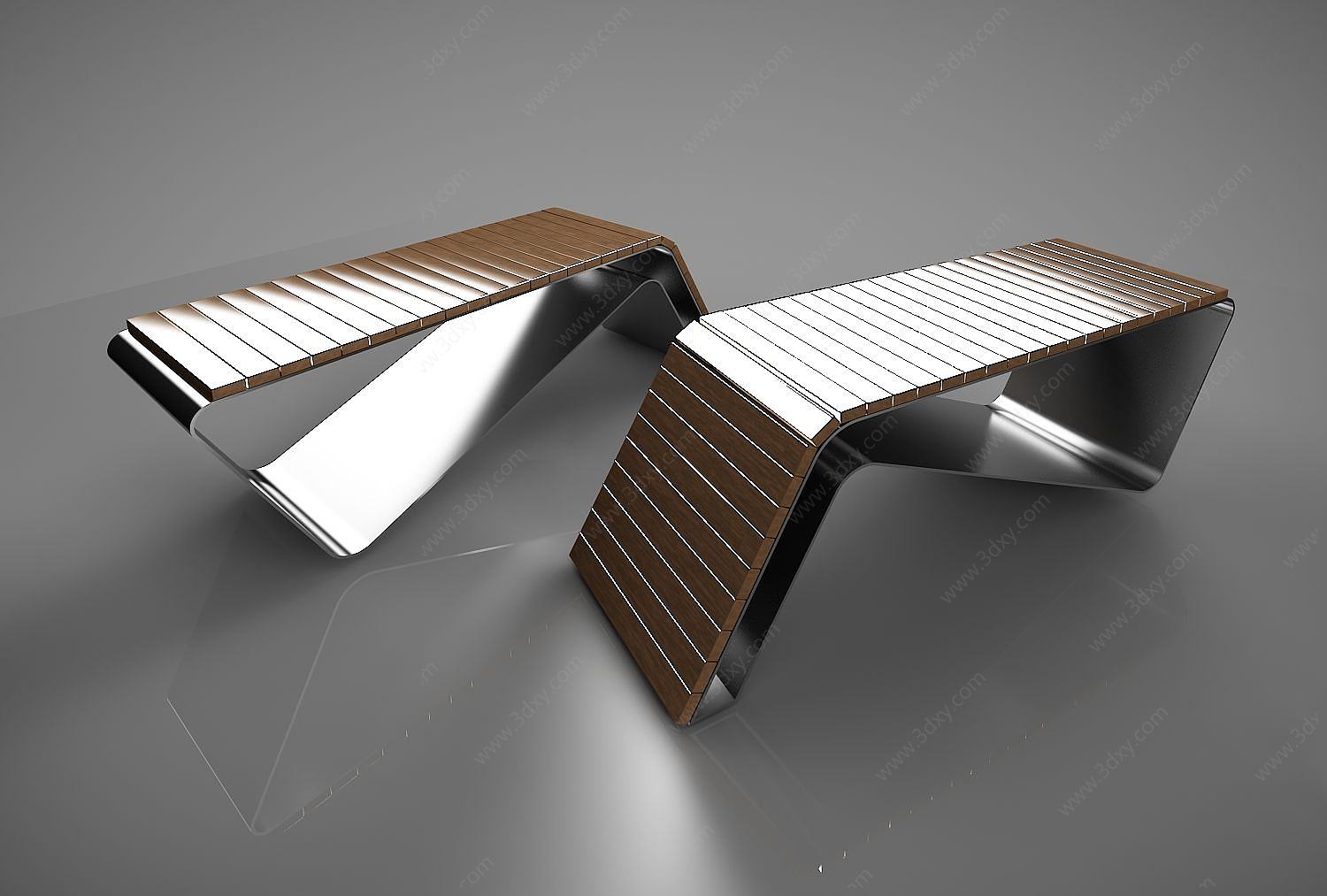 户外休闲椅子3D模型