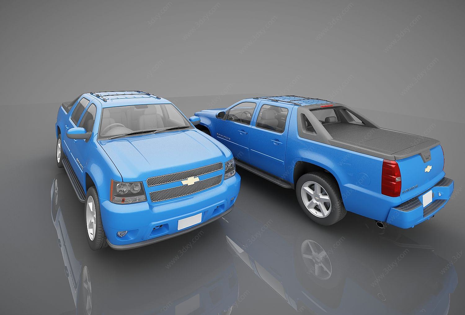 现代雪佛莱小汽车3D模型