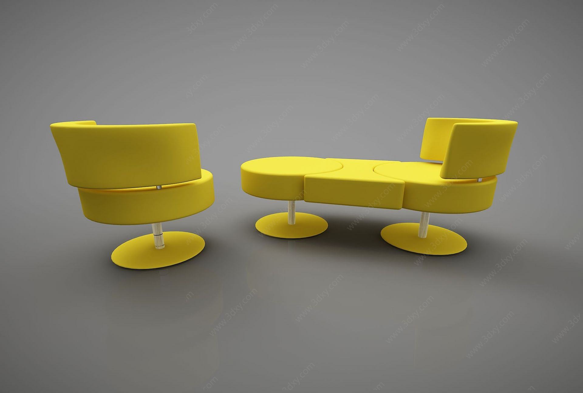 创意休闲沙发3D模型