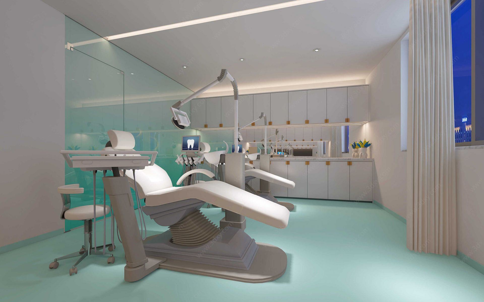 牙医诊所3D模型