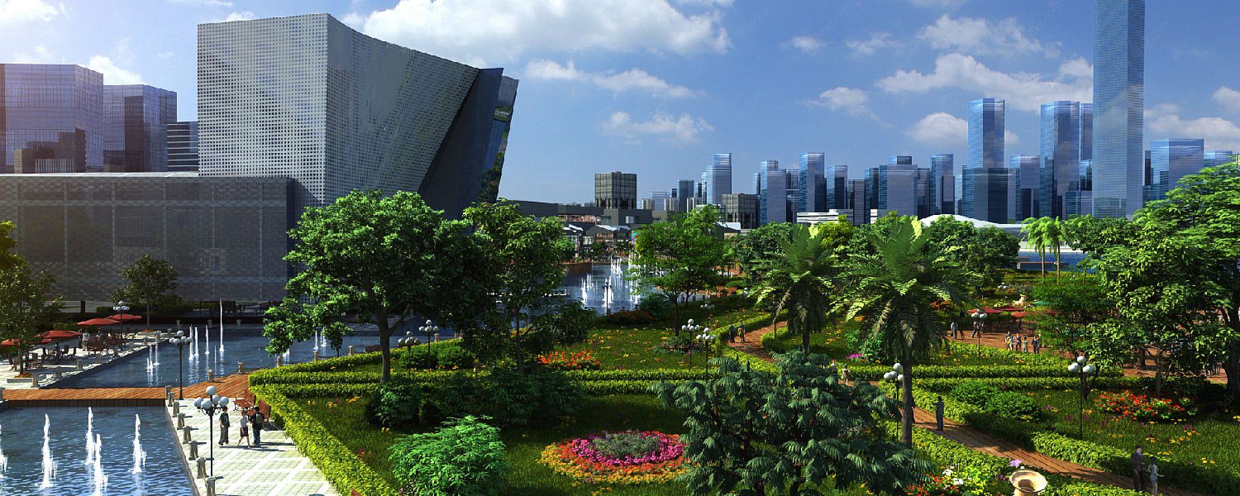 城市景观3D模型
